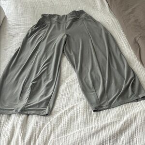 Simpli barrel pant, gray, size 10, stretchy